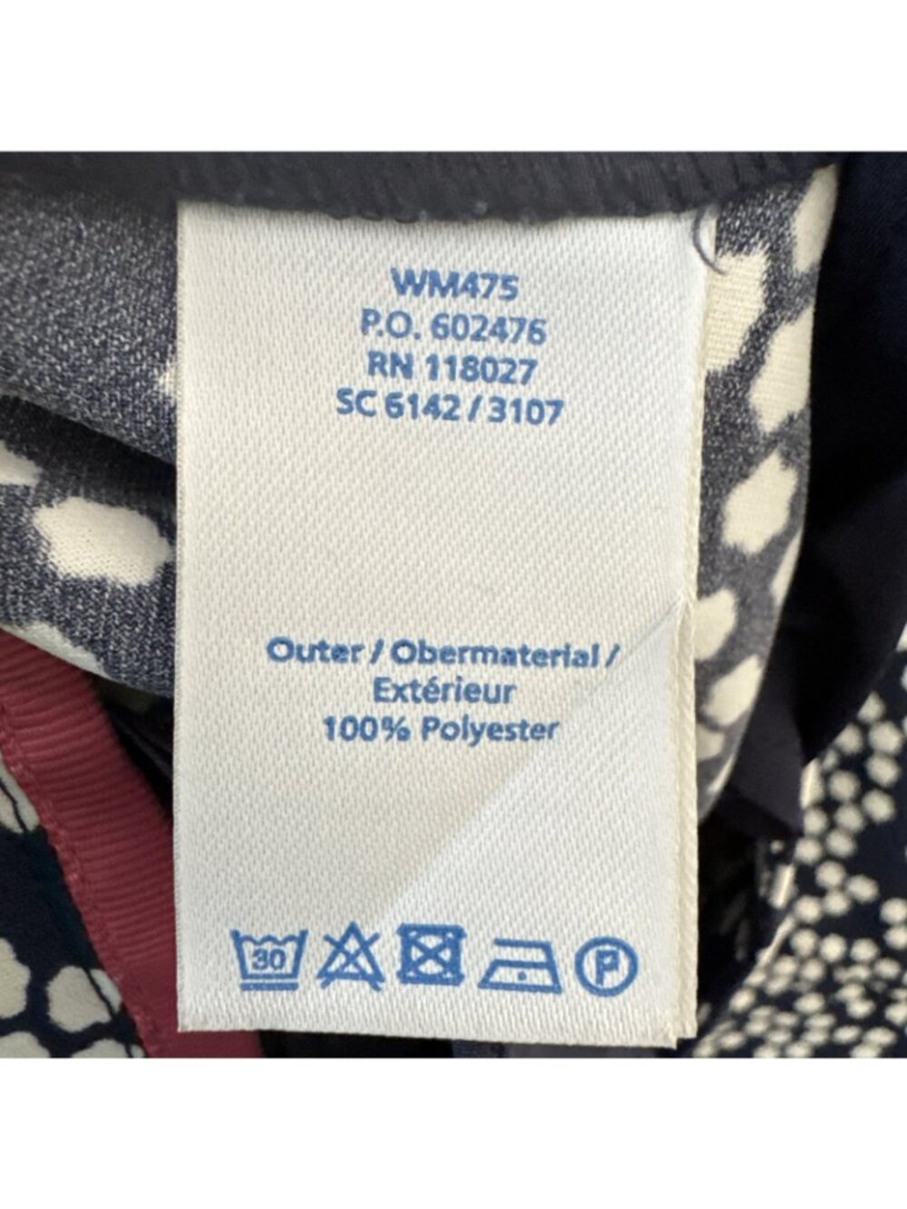 Boden Nancy Culottes Womens 2P Navy Floral High Waist Cropped‎ - Picture 12 of 13